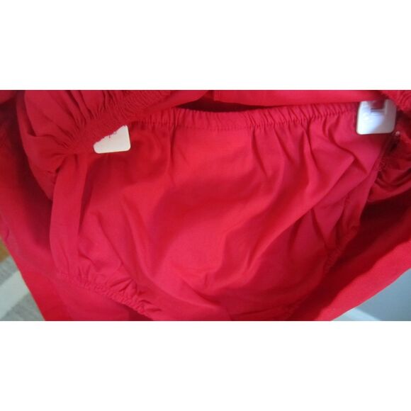 NWT BONNIE BABY RED CORDUROY SMOCKED CHRISTMAS TREE CLASIC DRESS 24MONTH - Picture 5 of 6